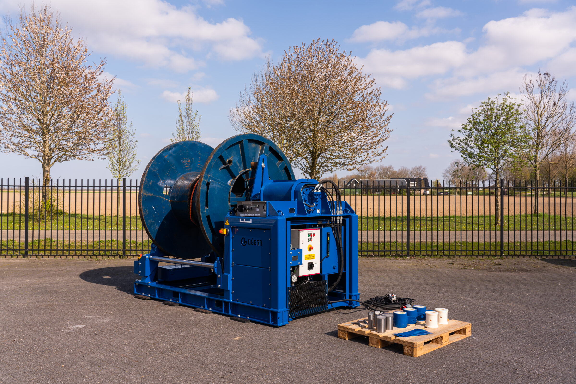 5 Ton Hydraulic Spooling Machine - DÉGRA