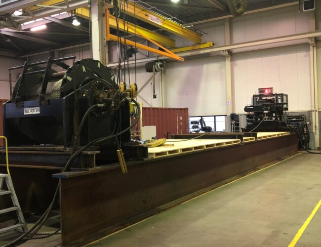 test facility winches nederland up to 80 ton static and dynamic testing